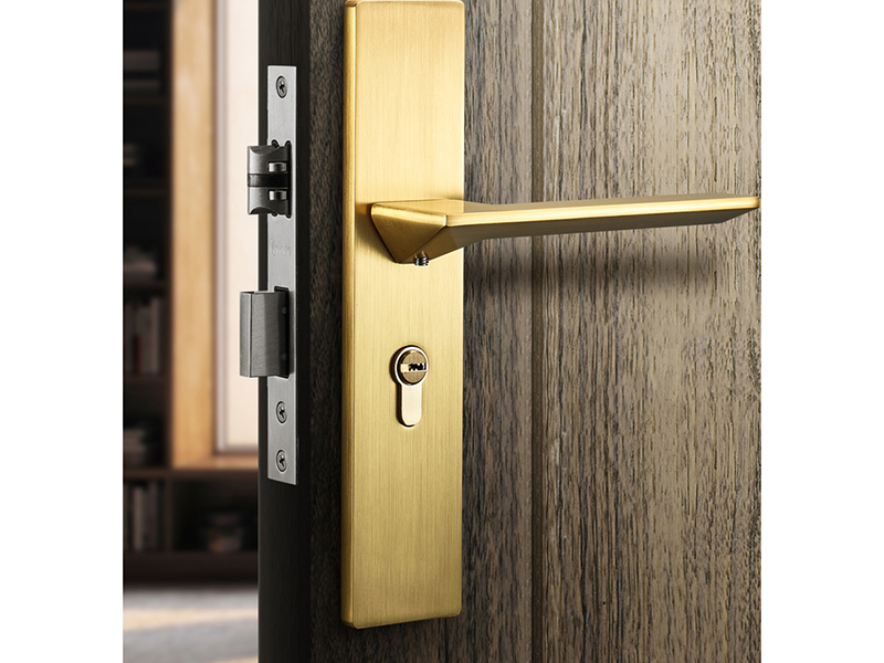 防盜門把手斷了怎么拆舊和安裝，一把螺絲刀解決門把手松了的問題