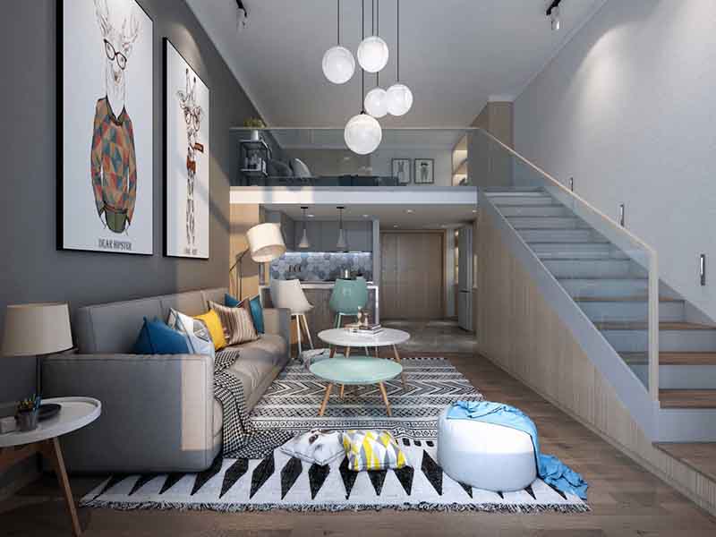 德陽loft裝修設(shè)計中，如何完美體現(xiàn)loft空間特點