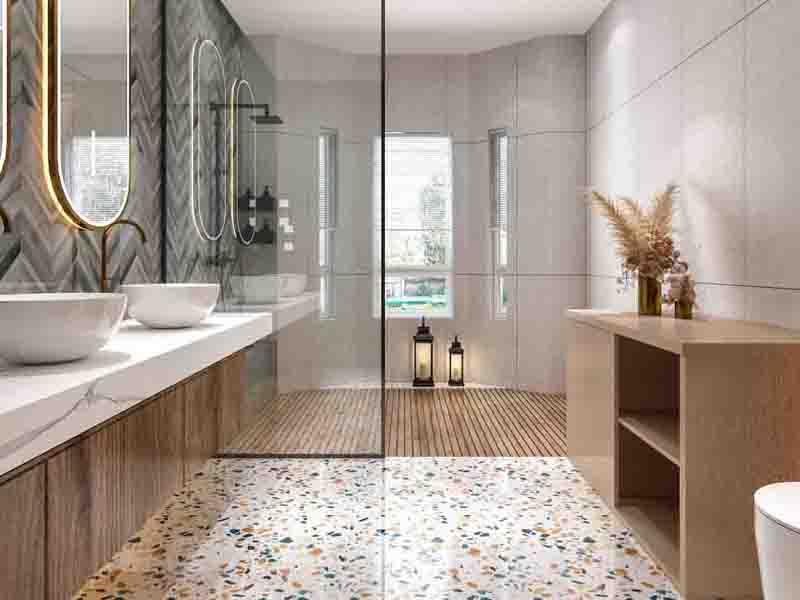 德陽洗手間設(shè)計(jì)小竅門，利用浴缸增加儲(chǔ)物空間