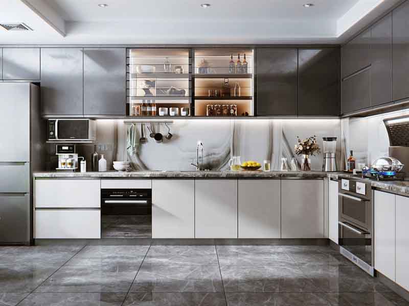 德陽(yáng)小廚房裝修原則，合理布局保證空間且不擁擠