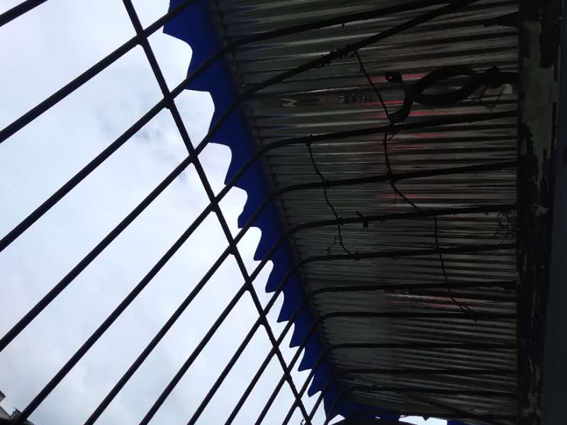 雨蓬，門口收口條安裝