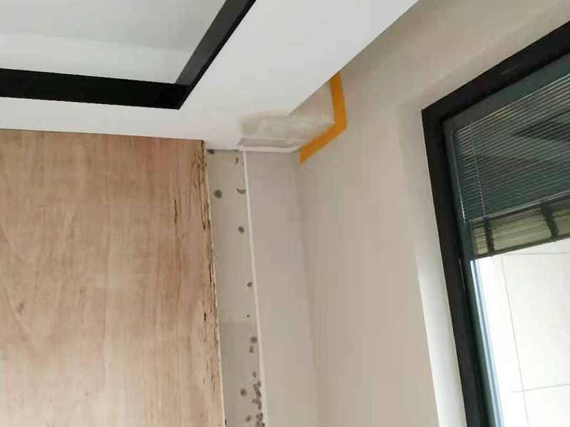 天花板局部修補(bǔ)：天花板有裂縫或者掉皮為什么，可能是天花板本身內(nèi)部潮氣重，可能是是因?yàn)槟佔(zhàn)颖旧淼哪z性差，或者是天花層膩?zhàn)釉瓉?lái)批刮太厚，導(dǎo)致附著力差。如果鏟除膩?zhàn)又蟀l(fā)現(xiàn)天花開(kāi)裂是因?yàn)樘旎ò灞旧硪蚪ㄖ蛴辛芽p導(dǎo)致的，可以先用素水泥把裂縫修補(bǔ)好，然后在裂縫處用界面劑貼一塊白布或嵌縫帶，然后再滿刮膩?zhàn)樱詈蟠蚰ニ⑵?；可以徹底根除這個(gè)問(wèn)題；