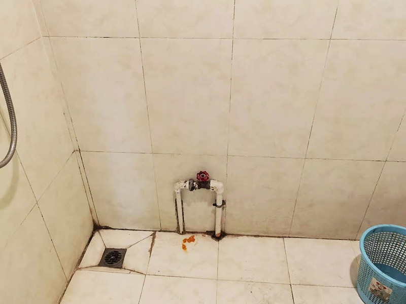 衛(wèi)生間貼磚裝修:衛(wèi)生間貼磚的流程首先先清掃地面，水泥砂漿找平，接著再定標高，彈線，地磚進水，攤鋪水泥砂漿，鋪貼石磚，最后灌縫，白水泥或者填縫劑都可以，或者做專業(yè)的美縫。