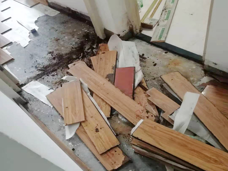 地板重新鋪貼：首先將原有的木地板或者瓷磚拆除掉，最好先從踢腳線開始拆除，這樣比較方便拆一點(diǎn)。然后如果發(fā)現(xiàn)地面不平整的地方，再重新打磨平整后，最后再重新上地磚或是木地板來(lái)鋪貼。