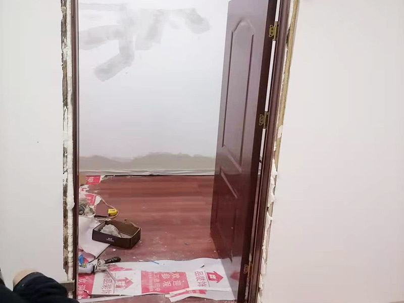 木門門套安裝施工現(xiàn)場(chǎng)