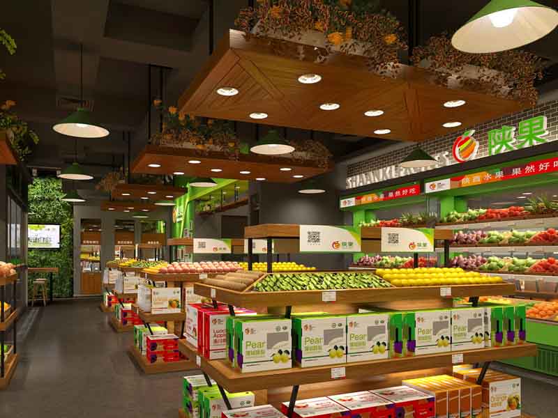 德陽水果店設(shè)計如果做，才能讓店鋪有種琳瑯滿目的感覺
