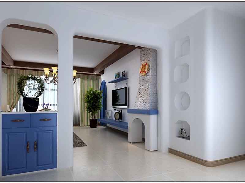 地中海風(fēng)格裝修應(yīng)該怎么選擇色彩和處理線條