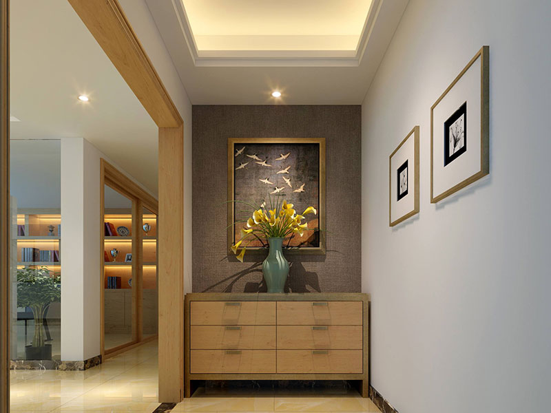 福州進門玄關(guān)裝修設(shè)計,客廳鞋柜隔斷,福州玄關(guān)裝修效果圖