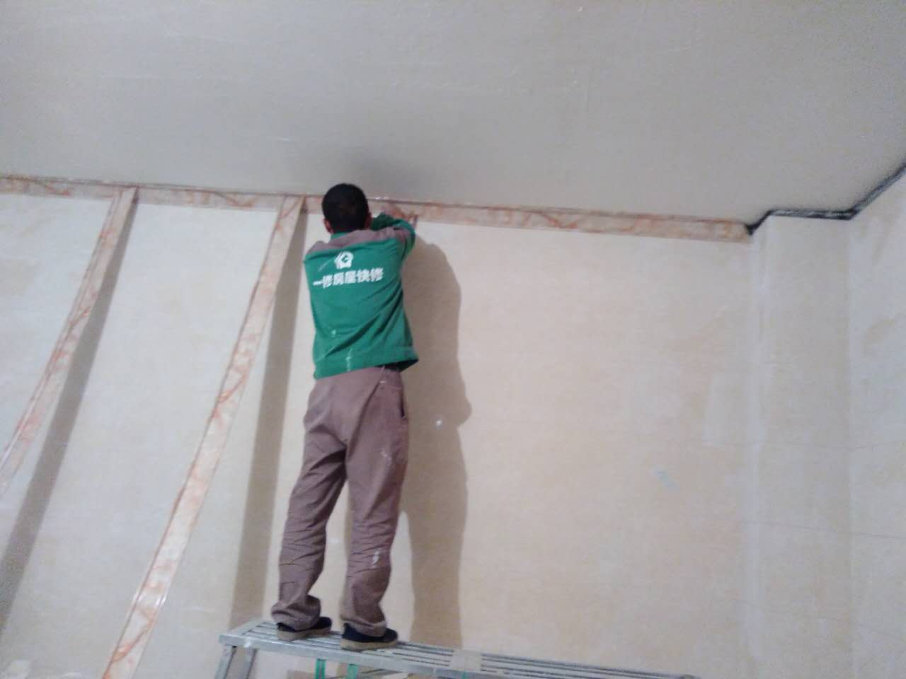 石膏線的安裝方法，石膏線安裝方法及注