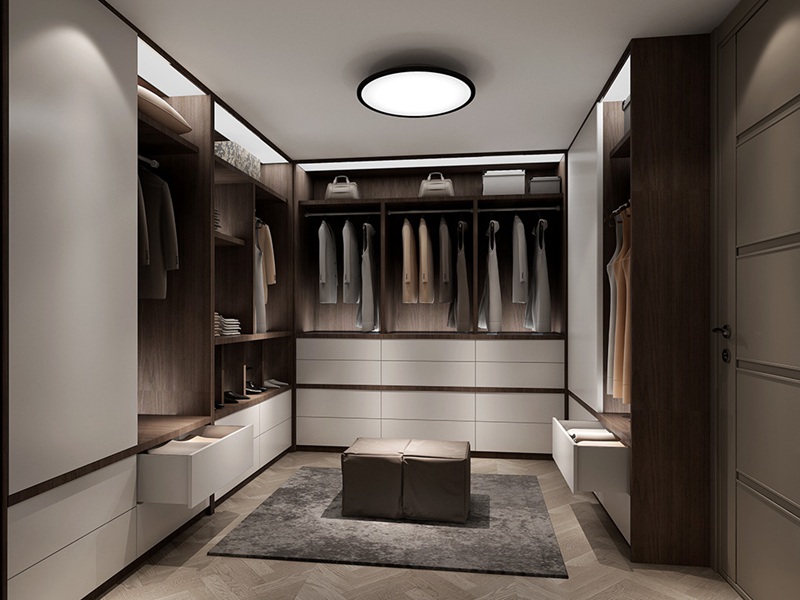 衣柜書架定制多少錢，用什么材料好-衣