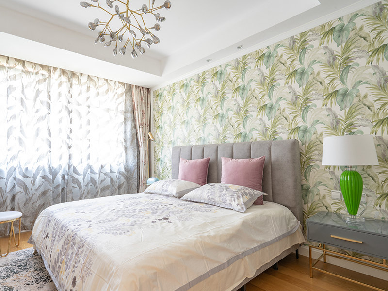 赤峰臥室裝修墻紙怎么貼，赤峰臥室裝修