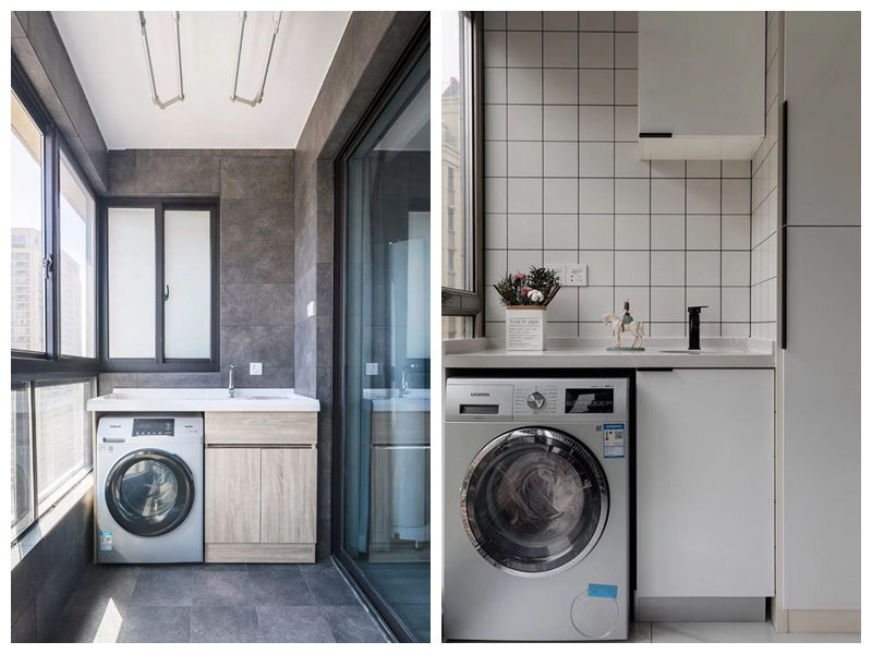 正在裝修的新房子，發(fā)現(xiàn)陽臺(tái)瓷磚貼好后