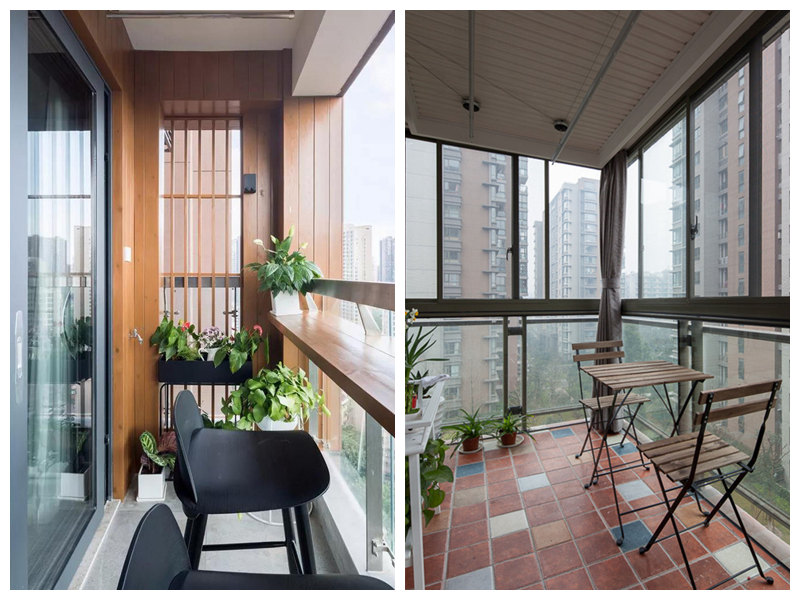 重慶陽臺裝修實(shí)景圖