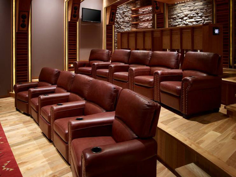 都市風(fēng)視聽室裝修效果