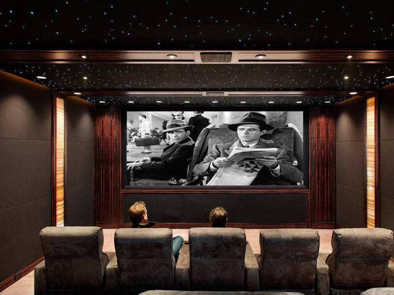 現(xiàn)代簡(jiǎn)約視聽室裝修圖