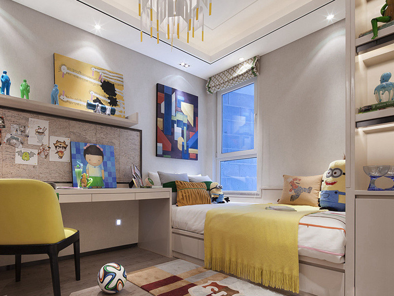 舊房?jī)和垦b修效果圖