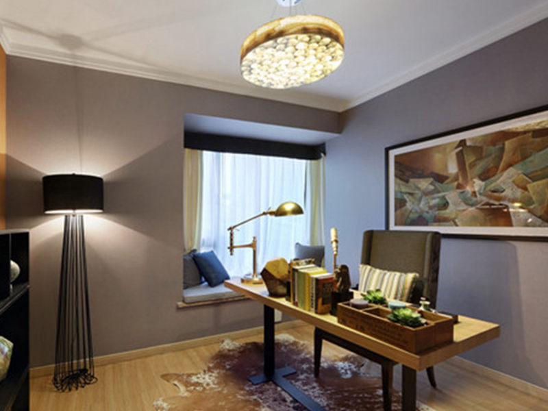 現(xiàn)代風(fēng)書房裝修實景圖