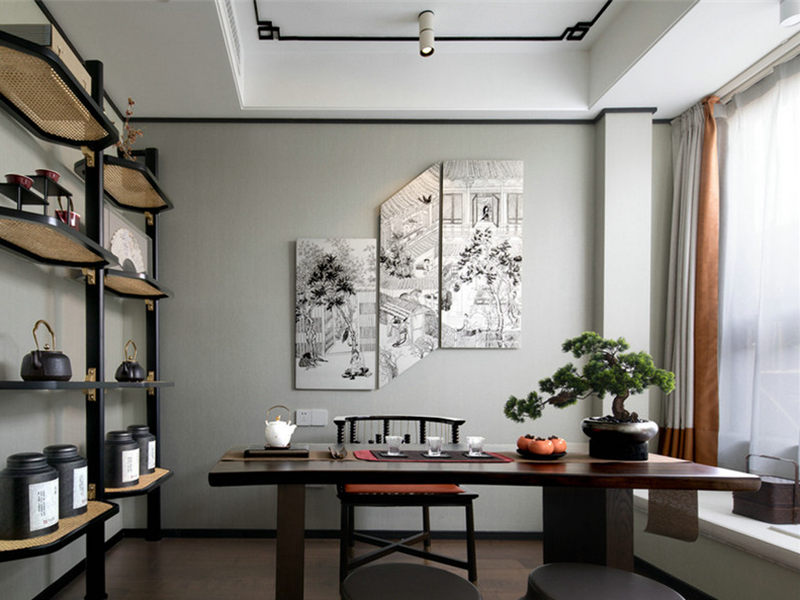 現(xiàn)代風(fēng)書房裝修實景圖