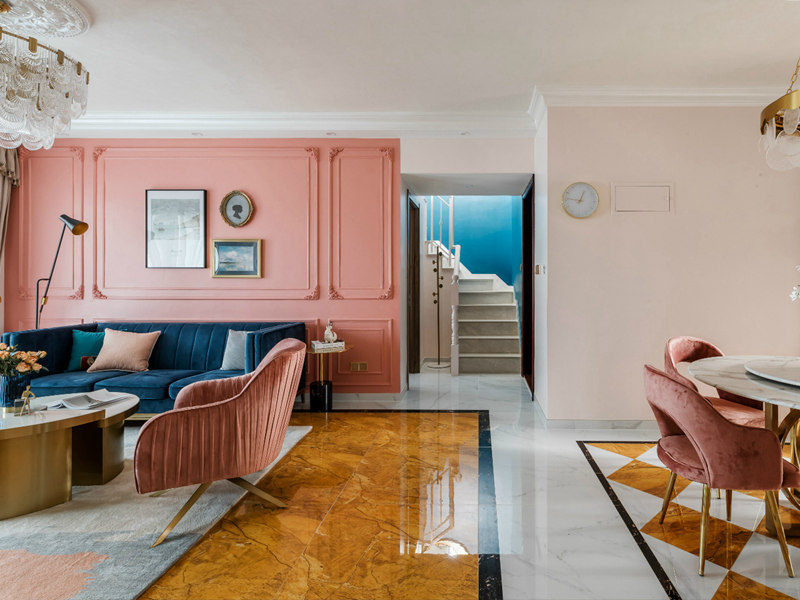 孝感市云夢縣別墅客廳裝修設(shè)計(jì)