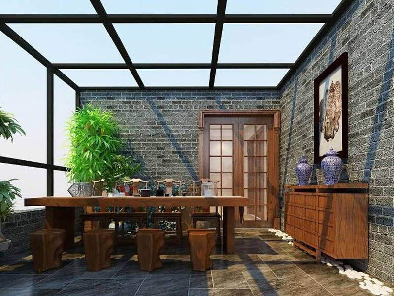 南京市白下區(qū)封閉陽臺(tái)裝修效果圖