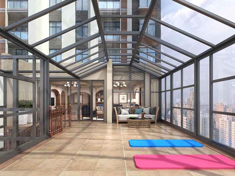 江門市臺(tái)山市陽光房效果圖