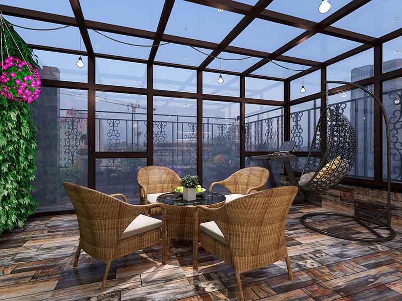 江門市臺(tái)山市陽光房效果圖