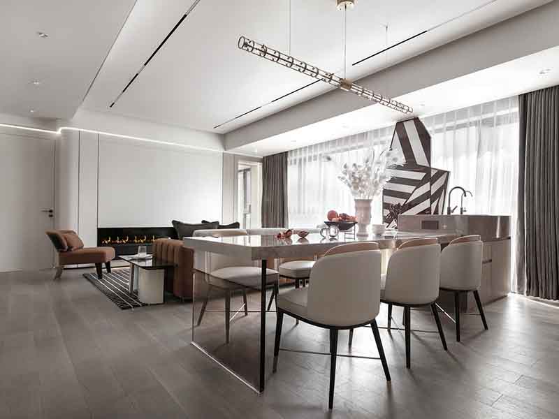 江門市江海區(qū)開(kāi)放式廚房效果圖