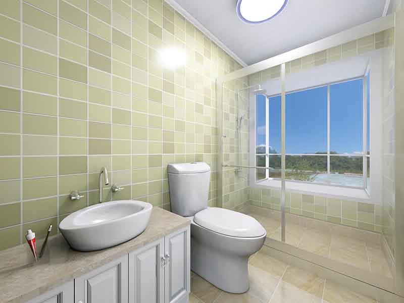 江門臺(tái)山北陡浴室墻磚裝修