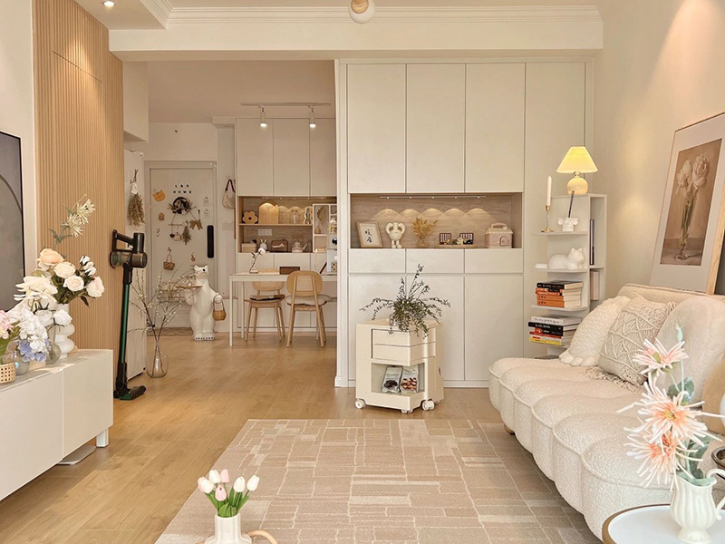 郴州市蘇仙區(qū)新房全屋裝修設計-客餐廳裝修