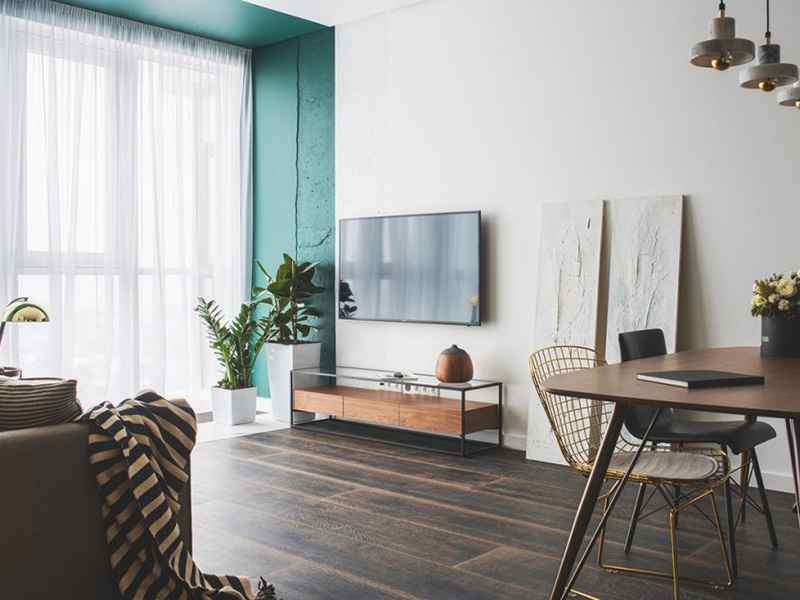 攀枝花市西區(qū)現代混搭風格裝修設計-墻面裝修