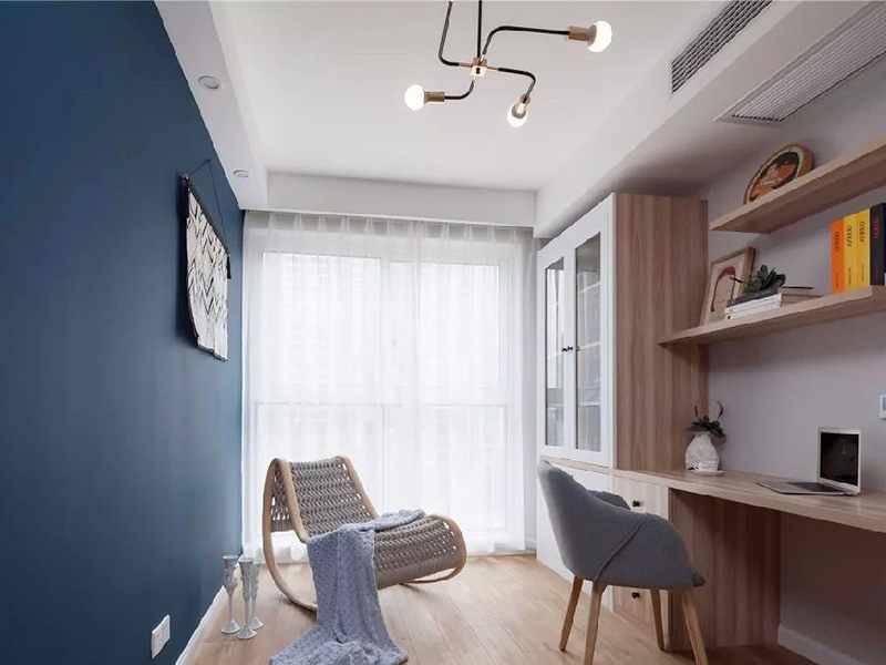 衡陽(yáng)市珠暉區(qū)北歐風(fēng)格裝修設(shè)計(jì)-書房裝修