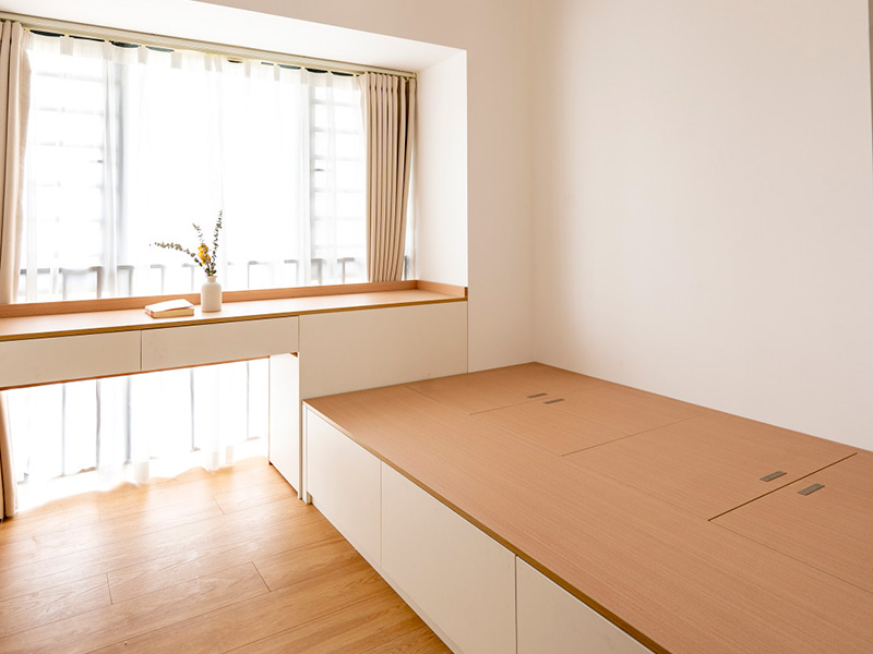 十堰市張灣區(qū)日式風格裝修設計-榻榻米設計