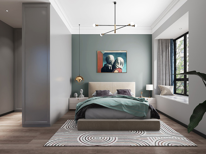 安順市西秀區(qū)125平法式風(fēng)格裝修設(shè)計(jì)-臥室設(shè)計(jì)