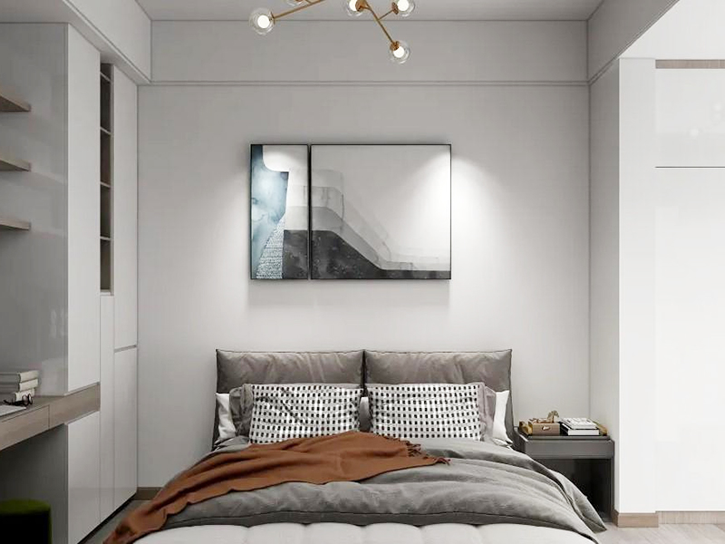 青島市四方區(qū)125平別墅裝修設計-臥室設計