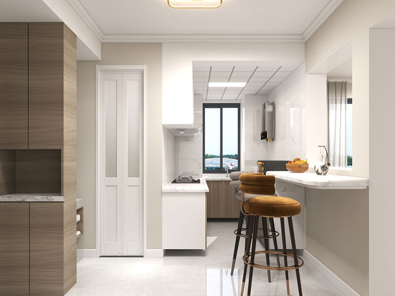 西安市新城區(qū)開放式廚房裝修設(shè)計-廚房設(shè)計